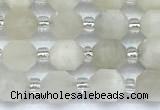 CCB1561 15 inches 5mm - 6mm faceted white moonstone beads