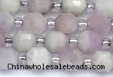 CCB1568 15 inches 5mm - 6mm faceted kunzite beads