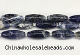 CCB780 15.5 inches 15*38mm - 16*40mm rice sodalite  beads