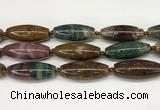 CCB782 15.5 inches 15*38mm - 16*40mm rice ocean agate beads