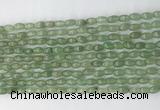 CCB805 15.5 inches 4*6mm rice green aventurine gemstone beads wholesale