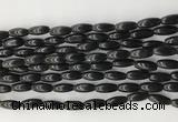 CCB813 15.5 inches 5*12mm rice gemstone beads wholesale