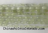 CCB817 15.5 inches 5*12mm rice New jade gemstone beads wholesale