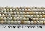 CCB820 15.5 inches 8mm round ivory jasper gemstone beads wholesale