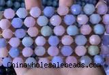 CCB844 15.5 inches 9*10mm faceted morganite beads wholesale