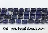CCB889 11*15mm-12*16mm faceted cuboid sodalite beads wholesale