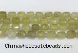 CCB895 11*15mm-12*16mm faceted cuboid quartz beads wholesale