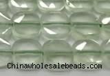 CCB906 15.5 inches 8*8mm faceted square prehnite beads