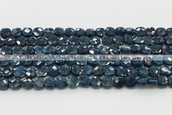 CCB911 15.5 inches 8*8mm faceted square apatite beads
