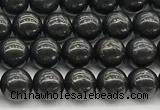 CCB964 15 inches 4mm round shungite gemstone beads wholesale