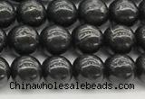 CCB965 15 inches 6mm round shungite gemstone beads wholesale