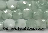 CCB974 15.5 inches 6*6mm faceted square angel skin beads