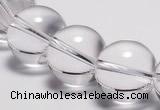 CCC05 15 inches 16mm round white crystal beads Wholesale