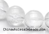 CCC10 15.5 inches 16mm round white crystal beads Wholesale