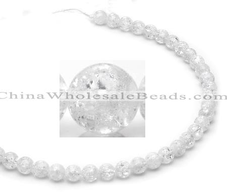 CCC14 grade A 8mm round white crystal beads Wholesale