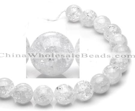 CCC19 18mm round grade A white crystal beads Wholesale