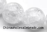 CCC20 20mm round grade A white crystal beads Wholesale