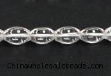 CCC238 9*13mm rice grade A natural white crystal beads wholesale