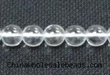 CCC278 15.5 inches 8mm round A grade natural white crystal beads