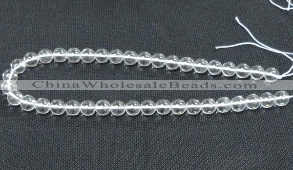CCC279 15.5 inches 12mm round A grade natural white crystal beads