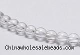 CCC30 15.5 inches 4mm round synthetic white crystal beads