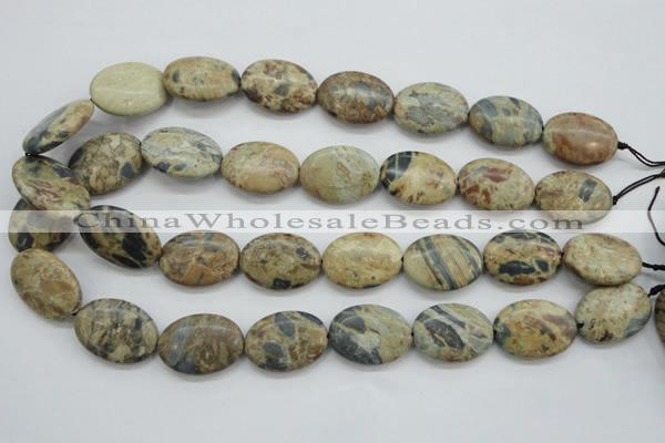 CCD06 15.5 inches 18*25mm oval cordierite beads wholesale