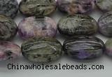 CCG102 15.5 inches 12*16mm oval charoite gemstone beads