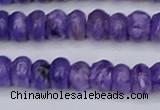 CCG121 15.5 inches 4*7mm rondelle charoite gemstone beads