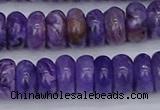 CCG122 15.5 inches 5*9mm rondelle charoite gemstone beads