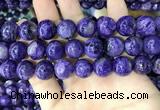 CCG146 15.5 inches 13mm round charoite gemstone beads