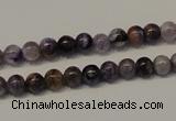 CCG25 15.5 inches 6mm round natural charoite gemstone beads