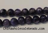 CCG31 15.5 inches 8mm round natural charoite gemstone beads