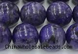CCG317 15.5 inches 10mm round dyed charoite gemstone beads