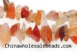 CCH06 35 inches red onyx chips gemstone beads wholesale