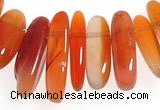 CCH07 16 inches red onyx chips gemstone beads wholesale