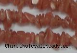 CCH209 16 inches 3*5mm rhodochrosite chips gemstone beads wholesale