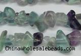 CCH216 34 inches 5*8mm fluorite chips gemstone beads wholesale