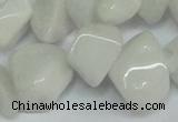 CCH285 34 inches 8*12mm milky jade chips gemstone beads wholesale