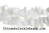 CCH32 35 inches white stone chips gemstone beads wholesale