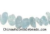CCH43 16 inches aquamarine chips gemstone beads wholesale
