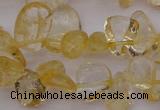 CCH612 15.5 inches 6*8mm - 10*14mm citrine chips gemstone beads