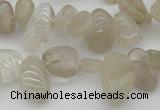 CCH622 15.5 inches 6*8mm - 10*14mm golden rutilated quartz chips beads