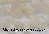 CCH624 15.5 inches 6*8mm - 10*14mm white moonstone chips beads