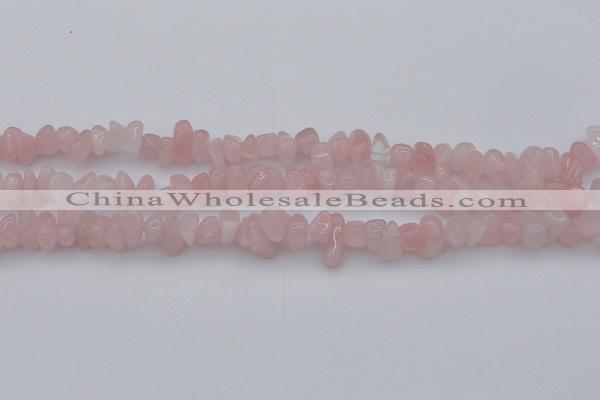 CCH654 15.5 inches 8*12mm - 10*14mm rose quartz chips beads