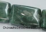 CCJ03 15.5 inches 30*40mm rectangle natural African jade beads wholesale