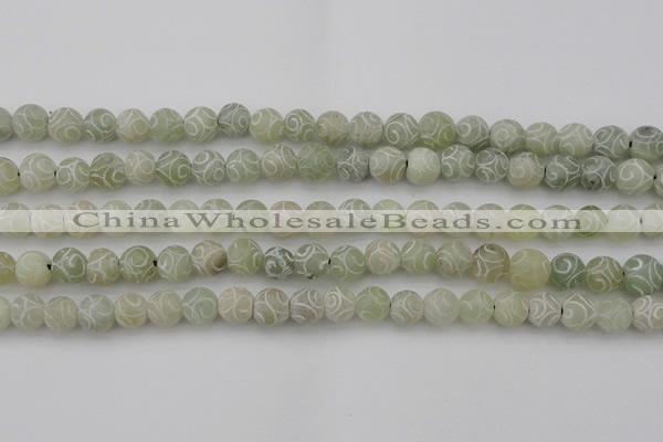 CCJ202 15.5 inches 8mm round China jade beads wholesale