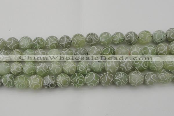 CCJ205 15.5 inches 14mm round China jade beads wholesale