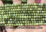 CCJ330 15.5 inches 4mm round green China jade beads wholesale