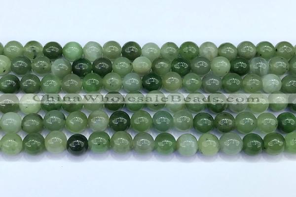 CCJ382 15 inches 7mm round China jade beads