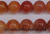 CCL06 15 inches 14mm round carnelian gemstone beads wholesale